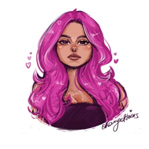 Digital Portrait Illustration Painting Style